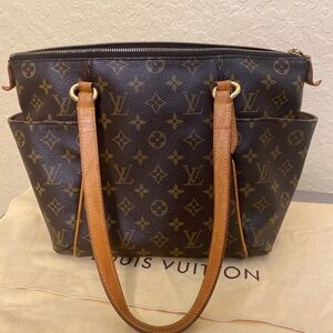 Louis Vuitton Brown Monogram Tote Bag
